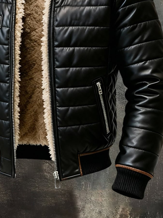 West | AURORA QUILTED JACKET WITH SHERPA LINING