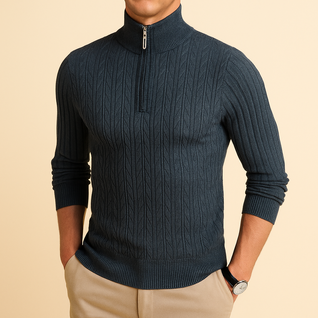 Valerio Quarter-Zip Sweater