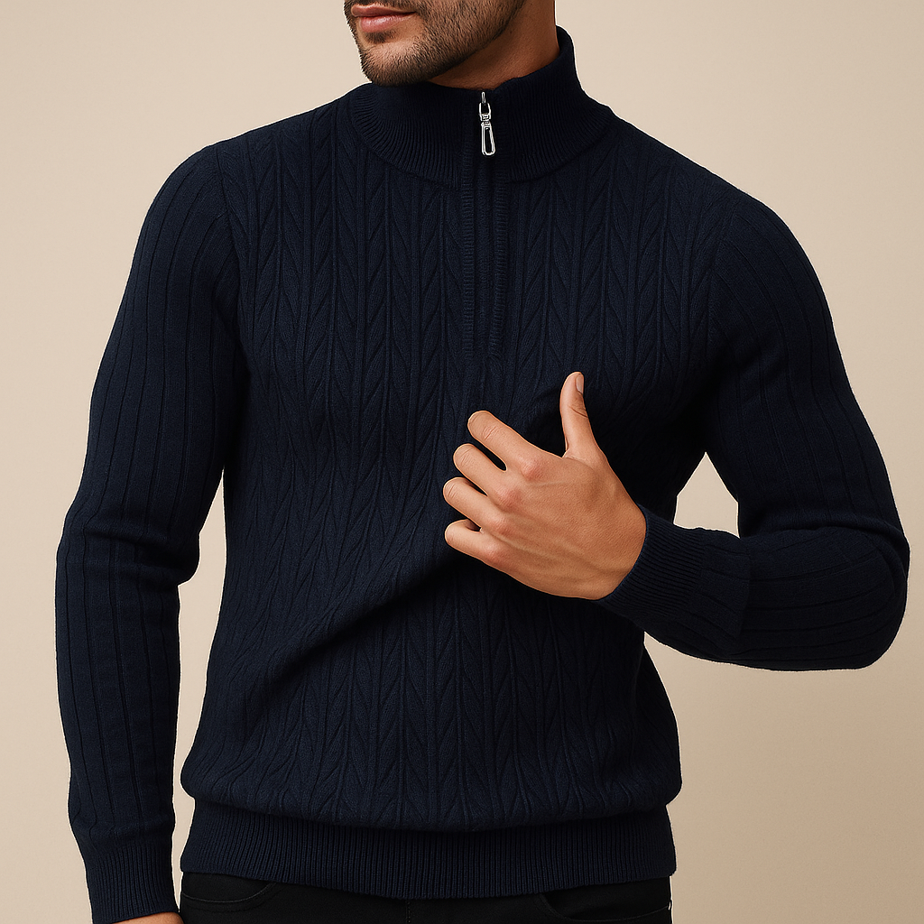 Valerio Quarter-Zip Sweater