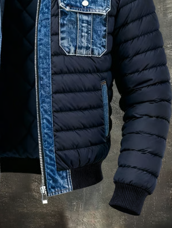 Alexis | HYBRID JACKET WITH QUILTED DENIM