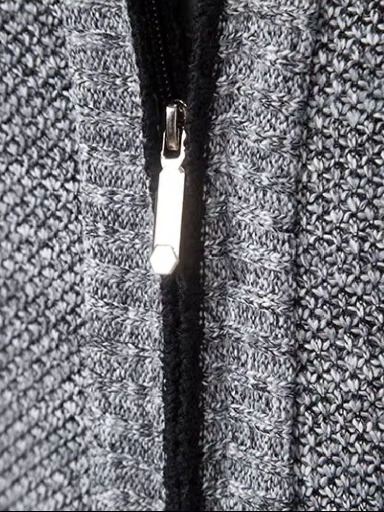 Elegant Full-Zip Sweater Vest - JAMES & SPENCER