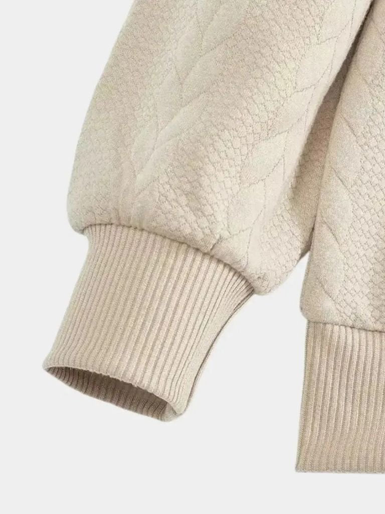 Essential Henley Quarter Zip Pullover - JAMES & SPENCER